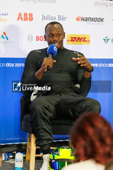 2024-01-13 - Usain Bolt, athlete, portrait, conference de presse, press conference during the 2024 Hankook Mexico City ePrix, 1st meeting of the 2023-24 ABB FIA Formula E World Championship, on the Autodromo Hermanos Rodriguez from January 11 to 13, in Mexico City, Mexico - 2024 FORMULA E HANKOOK MEXICO CITY EPRIX - FORMULA E - MOTORS