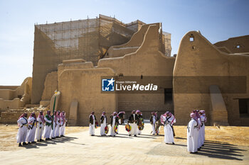 2024-01-24 - At-Turaif historic district ambiance during the 2024 Diriyah E-Prix, 2nd meeting of the 2023-24 ABB FIA Formula E World Championship, on the Riyadh Street Circuit from January 25 to 27, in Diriyah, Saudi Arabia - 2024 FORMULA E DIRIYAH E-PRIX - FORMULA E - MOTORS