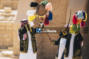 2024-01-24 - At-Turaif historic district ambiance during the 2024 Diriyah E-Prix, 2nd meeting of the 2023-24 ABB FIA Formula E World Championship, on the Riyadh Street Circuit from January 25 to 27, in Diriyah, Saudi Arabia - 2024 FORMULA E DIRIYAH E-PRIX - FORMULA E - MOTORS