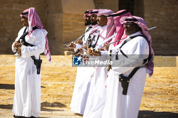 2024-01-24 - At-Turaif historic district ambiance during the 2024 Diriyah E-Prix, 2nd meeting of the 2023-24 ABB FIA Formula E World Championship, on the Riyadh Street Circuit from January 25 to 27, in Diriyah, Saudi Arabia - 2024 FORMULA E DIRIYAH E-PRIX - FORMULA E - MOTORS