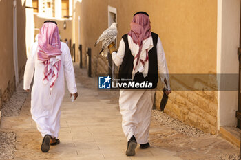 2024-01-24 - At-Turaif historic district ambiance during the 2024 Diriyah E-Prix, 2nd meeting of the 2023-24 ABB FIA Formula E World Championship, on the Riyadh Street Circuit from January 25 to 27, in Diriyah, Saudi Arabia - 2024 FORMULA E DIRIYAH E-PRIX - FORMULA E - MOTORS