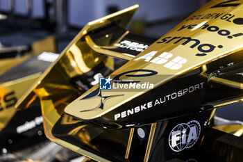 2024-03-14 - DS Penske Formula E Team, Spark-DS, DS E-Tense FE23, detail during the 2024 Sao Paulo ePrix, 3rd meeting of the 2023-24 ABB FIA Formula E World Championship, on the Sao Paulo Street Circuit from March 24 to 26, 2024 in Sao Paulo, Brazil - 2024 FORMULA E SAO PAULO EPRIX - FORMULA E - MOTORS