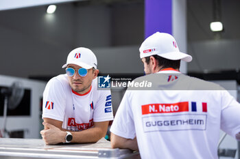 2024-03-14 - DENNIS Jake (gbr), Andretti Global, Porsche 99X Electric, portrait NATO Norman (fra), Andretti Global, Porsche 99X Electric, portrait during the 2024 Sao Paulo ePrix, 3rd meeting of the 2023-24 ABB FIA Formula E World Championship, on the Sao Paulo Street Circuit from March 24 to 26, 2024 in Sao Paulo, Brazil - 2024 FORMULA E SAO PAULO EPRIX - FORMULA E - MOTORS