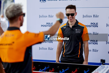 2024-03-14 - HUGHES Jake (gbr), NEOM McLaren Formula E Team, Nissan e-4ORCE 04, portrait during the 2024 Sao Paulo ePrix, 3rd meeting of the 2023-24 ABB FIA Formula E World Championship, on the Sao Paulo Street Circuit from March 24 to 26, 2024 in Sao Paulo, Brazil - 2024 FORMULA E SAO PAULO EPRIX - FORMULA E - MOTORS