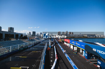 2024-03-29 - paysage, landscape illustration paddock during the 2024 Tokyo ePrix, 4th meeting of the 2023-24 ABB FIA Formula E World Championship, on the Tokyo Street Circuit from March 28 to 30, 2024 in Tokyo, Japan - 2024 FORMULA E TOKYO EPRIX - FORMULA E - MOTORS