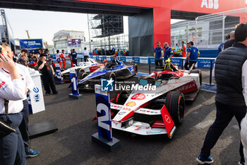 2024-03-30 - Parc ferme during the 2024 Tokyo ePrix, 4th meeting of the 2023-24 ABB FIA Formula E World Championship, on the Tokyo Street Circuit from March 28 to 30, 2024 in Tokyo, Japan - 2024 FORMULA E TOKYO EPRIX - FORMULA E - MOTORS