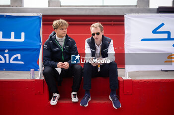 2024-04-11 - FILIPPI Sylvain, Envision Virgin Racing Managing Director and CTO, portrait ARON Paul (est), Envision Racing, Jaguar I-Type 6, portrait during the 2024 Misano ePrix, 5th meeting of the 2023-24 ABB FIA Formula E World Championship, on the Misano World Circuit Marco Simoncelli from April 11 to 14, 2024 in Misano Adriatico, Italy - 2024 FORMULA E MISANO EPRIX - FORMULA E - MOTORS