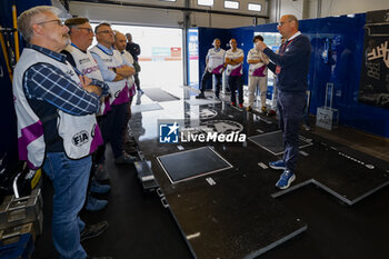 2024-04-11 - FIA e-safety briefing, during the 2024 Misano ePrix, 5th meeting of the 2023-24 ABB FIA Formula E World Championship, on the Misano World Circuit Marco Simoncelli from April 11 to 14, 2024 in Misano Adriatico, Italy - 2024 FORMULA E MISANO EPRIX - FORMULA E - MOTORS