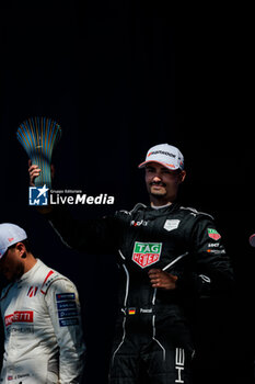2024-04-14 - WEHRLEIN Pascal (ger), TAG HEUER Porsche Formula E Team, Porsche 99X Electric, portrait at the podium during the 2024 Misano ePrix, 5th meeting of the 2023-24 ABB FIA Formula E World Championship, on the Misano World Circuit Marco Simoncelli from April 11 to 14, 2024 in Misano Adriatico, Italy - 2024 FORMULA E MISANO EPRIX - FORMULA E - MOTORS