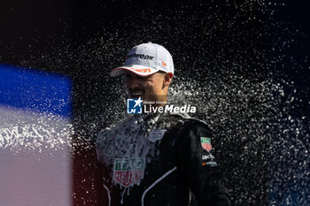 2024-04-14 - WEHRLEIN Pascal (ger), TAG HEUER Porsche Formula E Team, Porsche 99X Electric, portrait at the podium during the 2024 Misano ePrix, 5th meeting of the 2023-24 ABB FIA Formula E World Championship, on the Misano World Circuit Marco Simoncelli from April 11 to 14, 2024 in Misano Adriatico, Italy - 2024 FORMULA E MISANO EPRIX - FORMULA E - MOTORS
