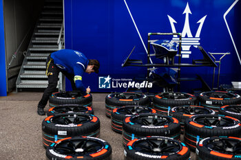 25/04/2024 - Hankook tyres during the 2024 Monaco ePrix, 6th meeting of the 2023-24 ABB FIA Formula E World Championship, on the Circuit de Monaco from April 25 to 27, 2024 in Monaco - 2024 FORMULA E MONACO EPRIX - FORMULA E - MOTORI