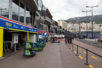 25/04/2024 - Paddock illustration during the 2024 Monaco ePrix, 6th meeting of the 2023-24 ABB FIA Formula E World Championship, on the Circuit de Monaco from April 25 to 27, 2024 in Monaco - 2024 FORMULA E MONACO EPRIX - FORMULA E - MOTORI