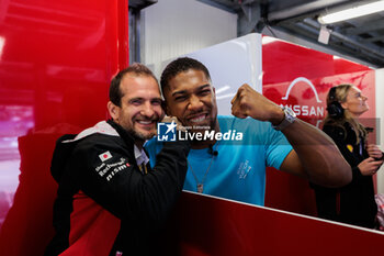2024-04-27 - VOLPE Tommaso, General Manager and Managing Director, Nissan Formula E Team, portrait Anthony Joshua (gbr), boxer, portrait during the 2024 Monaco ePrix, 6th meeting of the 2023-24 ABB FIA Formula E World Championship, on the Circuit de Monaco from April 25 to 27, 2024 in Monaco - 2024 FORMULA E MONACO EPRIX - FORMULA E - MOTORS