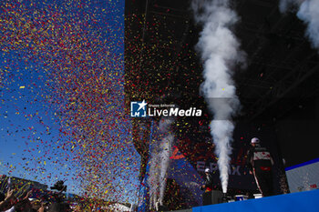 2024-05-12 - Podium ambience during the 2024 Berlin ePrix, 7th meeting of the 2023-24 ABB FIA Formula E World Championship, on the Tempelhof Airport Street Circuit from May 10 to 12, 2024 in Berlin, Germany - 2024 FORMULA E BERLIN EPRIX - FORMULA E - MOTORS