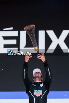 2024-05-12 - DA COSTA Antonio Felix (prt), TAG HEUER Porsche Formula E Team, Porsche 99X Electric, portrait at the podium during the 2024 Berlin ePrix, 7th meeting of the 2023-24 ABB FIA Formula E World Championship, on the Tempelhof Airport Street Circuit from May 10 to 12, 2024 in Berlin, Germany - 2024 FORMULA E BERLIN EPRIX - FORMULA E - MOTORS