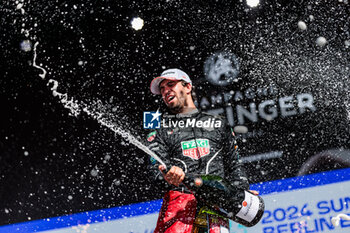 2024-05-12 - DA COSTA Antonio Felix (prt), TAG HEUER Porsche Formula E Team, Porsche 99X Electric, portrait at the podium during the 2024 Berlin ePrix, 7th meeting of the 2023-24 ABB FIA Formula E World Championship, on the Tempelhof Airport Street Circuit from May 10 to 12, 2024 in Berlin, Germany - 2024 FORMULA E BERLIN EPRIX - FORMULA E - MOTORS