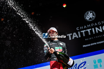 2024-05-12 - DA COSTA Antonio Felix (prt), TAG HEUER Porsche Formula E Team, Porsche 99X Electric, portrait at the podium during the 2024 Berlin ePrix, 7th meeting of the 2023-24 ABB FIA Formula E World Championship, on the Tempelhof Airport Street Circuit from May 10 to 12, 2024 in Berlin, Germany - 2024 FORMULA E BERLIN EPRIX - FORMULA E - MOTORS