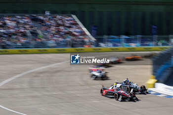 2024-05-12 - 13 DA COSTA Antonio Felix (prt), TAG HEUER Porsche Formula E Team, Porsche 99X Electric, 37 CASSIDY Nick (nzl), Jaguar TCS Racing, Jaguar I-Type 6, action during the 2024 Berlin ePrix, 7th meeting of the 2023-24 ABB FIA Formula E World Championship, on the Tempelhof Airport Street Circuit from May 10 to 12, 2024 in Berlin, Germany - 2024 FORMULA E BERLIN EPRIX - FORMULA E - MOTORS