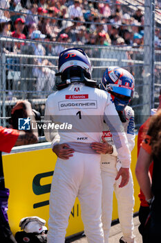 2024-05-12 - DENNIS Jake (gbr), Andretti Global, Porsche 99X Electric, portrait NATO Norman (fra), Andretti Global, Porsche 99X Electric, portrait grille de depart, starting grid during the 2024 Berlin ePrix, 7th meeting of the 2023-24 ABB FIA Formula E World Championship, on the Tempelhof Airport Street Circuit from May 10 to 12, 2024 in Berlin, Germany - 2024 FORMULA E BERLIN EPRIX - FORMULA E - MOTORS