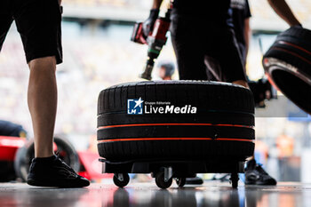 2024-05-26 - mecaniciens mechanics, Nissan Formula E Team, Nissan e-4ORCE 04, portrait,hankook, tyre, tire during the 2024 Shanghai ePrix, 8th meeting of the 2023-24 ABB FIA Formula E World Championship, on the Shanghai International Circuit from May 24 to 26, 2024 in Shanghai, China - 2024 FORMULA E SHANGHAI EPRIX - FORMULA E - MOTORS