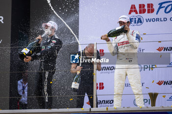 2024-05-26 - Podium, DA COSTA Antonio Felix (prt), TAG HEUER Porsche Formula E Team, Porsche 99X Electric, NATO Norman (fra), Andretti Global, Porsche 99X Electric, portrait during the 2024 Shanghai ePrix, 8th meeting of the 2023-24 ABB FIA Formula E World Championship, on the Shanghai International Circuit from May 24 to 26, 2024 in Shanghai, China - 2024 FORMULA E SHANGHAI EPRIX - FORMULA E - MOTORS