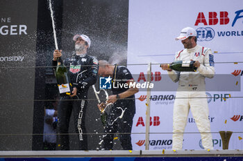 2024-05-26 - Podium, DA COSTA Antonio Felix (prt), TAG HEUER Porsche Formula E Team, Porsche 99X Electric, NATO Norman (fra), Andretti Global, Porsche 99X Electric, portrait during the 2024 Shanghai ePrix, 8th meeting of the 2023-24 ABB FIA Formula E World Championship, on the Shanghai International Circuit from May 24 to 26, 2024 in Shanghai, China - 2024 FORMULA E SHANGHAI EPRIX - FORMULA E - MOTORS