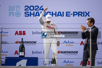 2024-05-26 - Podium, NATO Norman (fra), Andretti Global, Porsche 99X Electric, portrait during the 2024 Shanghai ePrix, 8th meeting of the 2023-24 ABB FIA Formula E World Championship, on the Shanghai International Circuit from May 24 to 26, 2024 in Shanghai, China - 2024 FORMULA E SHANGHAI EPRIX - FORMULA E - MOTORS