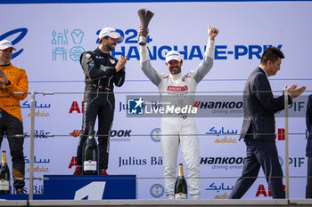 2024-05-26 - Podium, NATO Norman (fra), Andretti Global, Porsche 99X Electric, portrait during the 2024 Shanghai ePrix, 8th meeting of the 2023-24 ABB FIA Formula E World Championship, on the Shanghai International Circuit from May 24 to 26, 2024 in Shanghai, China - 2024 FORMULA E SHANGHAI EPRIX - FORMULA E - MOTORS