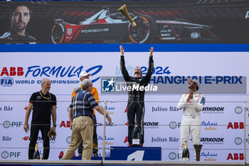 2024-05-26 - Podium, DA COSTA Antonio Felix (prt), TAG HEUER Porsche Formula E Team, Porsche 99X Electric, portrait during the 2024 Shanghai ePrix, 8th meeting of the 2023-24 ABB FIA Formula E World Championship, on the Shanghai International Circuit from May 24 to 26, 2024 in Shanghai, China - 2024 FORMULA E SHANGHAI EPRIX - FORMULA E - MOTORS