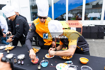 2024-06-27 - BIRD Sam (gbr), NEOM McLaren Formula E Team, Nissan e-4ORCE 04, portrait HUGHES Jake (gbr), NEOM McLaren Formula E Team, Nissan e-4ORCE 04, portrait during the 2024 Portland ePrix, 9th meeting of the 2023-24 ABB FIA Formula E World Championship, on the Portland International Raceway from June 28 to 30, 2024 in Portland, United States of America - 2024 FORMULA E PORTLAND EPRIX - FORMULA E - MOTORS