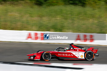 2024-06-29 - 23 FENESTRAZ Sacha (fra), Nissan Formula E Team, Nissan e-4ORCE 04, action during the 2024 Portland ePrix, 9th meeting of the 2023-24 ABB FIA Formula E World Championship, on the Portland International Raceway from June 28 to 30, 2024 in Portland, United States of America - 2024 FORMULA E PORTLAND EPRIX - FORMULA E - MOTORS