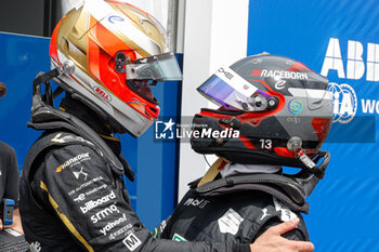 2024-06-29 - VERGNE Jean-Eric (fra), DS Penske, DS E-Tense FE23, portrait, DA COSTA Antonio Felix (prt), TAG HEUER Porsche Formula E Team, Porsche 99X Electric, portrait, podium, portrait, during the 2024 Portland ePrix, 9th meeting of the 2023-24 ABB FIA Formula E World Championship, on the Portland International Raceway from June 28 to 30, 2024 in Portland, United States of America - 2024 FORMULA E PORTLAND EPRIX - FORMULA E - MOTORS