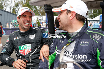 2024-06-29 - DA COSTA Antonio Felix (prt), TAG HEUER Porsche Formula E Team, Porsche 99X Electric, portrait, FRIJNS Robin (nld), Envision Racing, Jaguar I-Type 6, portrait, podium, portrait, during the 2024 Portland ePrix, 9th meeting of the 2023-24 ABB FIA Formula E World Championship, on the Portland International Raceway from June 28 to 30, 2024 in Portland, United States of America - 2024 FORMULA E PORTLAND EPRIX - FORMULA E - MOTORS