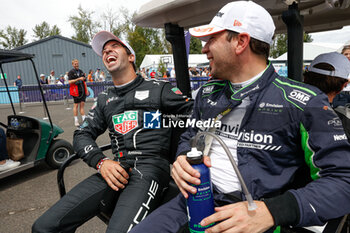 2024-06-29 - DA COSTA Antonio Felix (prt), TAG HEUER Porsche Formula E Team, Porsche 99X Electric, portrait, FRIJNS Robin (nld), Envision Racing, Jaguar I-Type 6, portrait, podium, portrait, during the 2024 Portland ePrix, 9th meeting of the 2023-24 ABB FIA Formula E World Championship, on the Portland International Raceway from June 28 to 30, 2024 in Portland, United States of America - 2024 FORMULA E PORTLAND EPRIX - FORMULA E - MOTORS