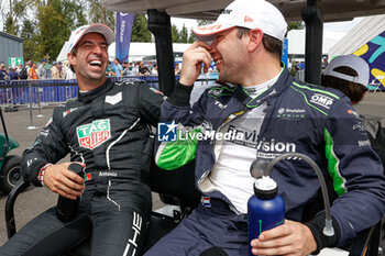 2024-06-29 - DA COSTA Antonio Felix (prt), TAG HEUER Porsche Formula E Team, Porsche 99X Electric, portrait, FRIJNS Robin (nld), Envision Racing, Jaguar I-Type 6, portrait, podium, portrait, during the 2024 Portland ePrix, 9th meeting of the 2023-24 ABB FIA Formula E World Championship, on the Portland International Raceway from June 28 to 30, 2024 in Portland, United States of America - 2024 FORMULA E PORTLAND EPRIX - FORMULA E - MOTORS