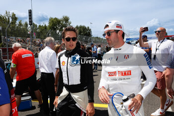 2024-06-29 - NATO Norman (fra), Andretti Global, Porsche 99X Electric, portrait, FENESTRAZ Sacha (fra), Nissan Formula E Team, Nissan e-4ORCE 04, portrait, grille de depart, starting grid, during the 2024 Portland ePrix, 9th meeting of the 2023-24 ABB FIA Formula E World Championship, on the Portland International Raceway from June 28 to 30, 2024 in Portland, United States of America - 2024 FORMULA E PORTLAND EPRIX - FORMULA E - MOTORS