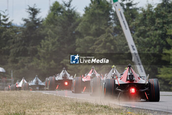 2024-06-29 - 48 MORTARA Edoardo (swi), Mahindra Racing, Mahindra M9Electro, action during the 2024 Portland ePrix, 9th meeting of the 2023-24 ABB FIA Formula E World Championship, on the Portland International Raceway from June 28 to 30, 2024 in Portland, United States of America - 2024 FORMULA E PORTLAND EPRIX - FORMULA E - MOTORS