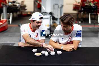 2024-07-18 - DENNIS Jake (gbr), Andretti Global, Porsche 99X Electric, portrait NATO Norman (fra), Andretti Global, Porsche 99X Electric, portrait during the 2024 Hankook London ePrix, 10th meeting of the 2023-24 ABB FIA Formula E World Championship, on the ExCeL London from June 18 to 21, 2024 in London, United Kingdom - 2024 FORMULA E LONDON EPRIX - FORMULA E - MOTORS