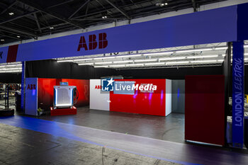 2024-07-18 - ABB stand illustration during the 2024 Hankook London ePrix, 10th meeting of the 2023-24 ABB FIA Formula E World Championship, on the ExCeL London from June 18 to 21, 2024 in London, United Kingdom - 2024 FORMULA E LONDON EPRIX - FORMULA E - MOTORS