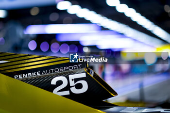 2024-07-18 - detail, atmosphere, DS Penske Formula E Team, Spark-DS, DS E-Tense FE23 during the 2024 Hankook London ePrix, 10th meeting of the 2023-24 ABB FIA Formula E World Championship, on the ExCeL London from June 18 to 21, 2024 in London, United Kingdom - 2024 FORMULA E LONDON EPRIX - FORMULA E - MOTORS