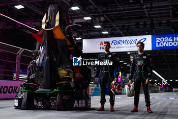 2024-07-19 - WEHRLEIN Pascal (ger), TAG HEUER Porsche Formula E Team, Porsche 99X Electric, portrait, DA COSTA Antonio Felix (prt), TAG HEUER Porsche Formula E Team, Porsche 99X Electric, portrait during the 2024 Hankook London ePrix, 10th meeting of the 2023-24 ABB FIA Formula E World Championship, on the ExCeL London from June 18 to 21, 2024 in London, United Kingdom - 2024 FORMULA E LONDON EPRIX - FORMULA E - MOTORS