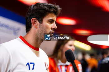 2024-07-19 - NATO Norman (fra), Andretti Global, Porsche 99X Electric, portrait, Media Pen during the 2024 Hankook London ePrix, 10th meeting of the 2023-24 ABB FIA Formula E World Championship, on the ExCeL London from June 18 to 21, 2024 in London, United Kingdom - 2024 FORMULA E LONDON EPRIX - FORMULA E - MOTORS