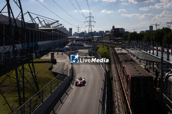 2024-07-19 - 23 FENESTRAZ Sacha (fra), Nissan Formula E Team, Nissan e-4ORCE 04, action during the 2024 Hankook London ePrix, 10th meeting of the 2023-24 ABB FIA Formula E World Championship, on the ExCeL London from June 18 to 21, 2024 in London, United Kingdom - 2024 FORMULA E LONDON EPRIX - FORMULA E - MOTORS