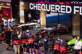 2024-07-20 - Podium, WEHRLEIN Pascal (ger), TAG HEUER Porsche Formula E Team, Porsche 99X Electric, portrait during the 2024 Hankook London ePrix, 10th meeting of the 2023-24 ABB FIA Formula E World Championship, on the ExCeL London from June 18 to 21, 2024 in London, United Kingdom - 2024 FORMULA E LONDON EPRIX - FORMULA E - MOTORS