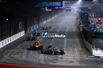 2024-07-20 - 11 DI GRASSI Lucas (bra), ABT CUPRA Formula E Team, Mahindra M9Electro, action during the 2024 Hankook London ePrix, 10th meeting of the 2023-24 ABB FIA Formula E World Championship, on the ExCeL London from June 18 to 21, 2024 in London, United Kingdom - 2024 FORMULA E LONDON EPRIX - FORMULA E - MOTORS