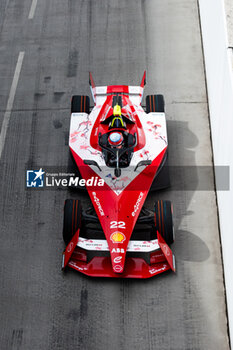 2024-07-21 - 22 ROWLAND Oliver (gbr), Nissan Formula E Team, Nissan e-4ORCE 04, action during the 2024 Hankook London ePrix, 10th meeting of the 2023-24 ABB FIA Formula E World Championship, on the ExCeL London from June 18 to 21, 2024 in London, United Kingdom - 2024 FORMULA E LONDON EPRIX - FORMULA E - MOTORS