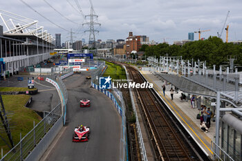 2024-07-21 - 22 ROWLAND Oliver (gbr), Nissan Formula E Team, Nissan e-4ORCE 04, action during the 2024 Hankook London ePrix, 10th meeting of the 2023-24 ABB FIA Formula E World Championship, on the ExCeL London from June 18 to 21, 2024 in London, United Kingdom - 2024 FORMULA E LONDON EPRIX - FORMULA E - MOTORS