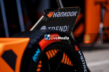 2024-11-05 - hankook, tyre, tire during the pre-season testing of the 2024-25 ABB FIA Formula E World Championship, on the Circuit del Jarama from November 5 to 8, 2024 in San Sebastián de los Reyes, Spain - 2025 FORMULA E PRE-SEASON TEST - FORMULA E - MOTORS