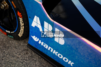 2024-11-05 - Branding ABB, Hankook during the pre-season testing of the 2024-25 ABB FIA Formula E World Championship, on the Circuit del Jarama from November 5 to 8, 2024 in San Sebastián de los Reyes, Spain - 2025 FORMULA E PRE-SEASON TEST - FORMULA E - MOTORS