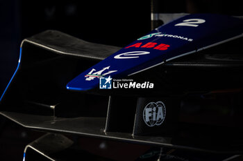 2024-11-05 - Branding ABB, 02 VANDOORNE Stoffe (bel), Maserati MSG Racing, Maserati Tipo Folgore, action during the pre-season testing of the 2024-25 ABB FIA Formula E World Championship, on the Circuit del Jarama from November 5 to 8, 2024 in San Sebastián de los Reyes, Spain - 2025 FORMULA E PRE-SEASON TEST - FORMULA E - MOTORS